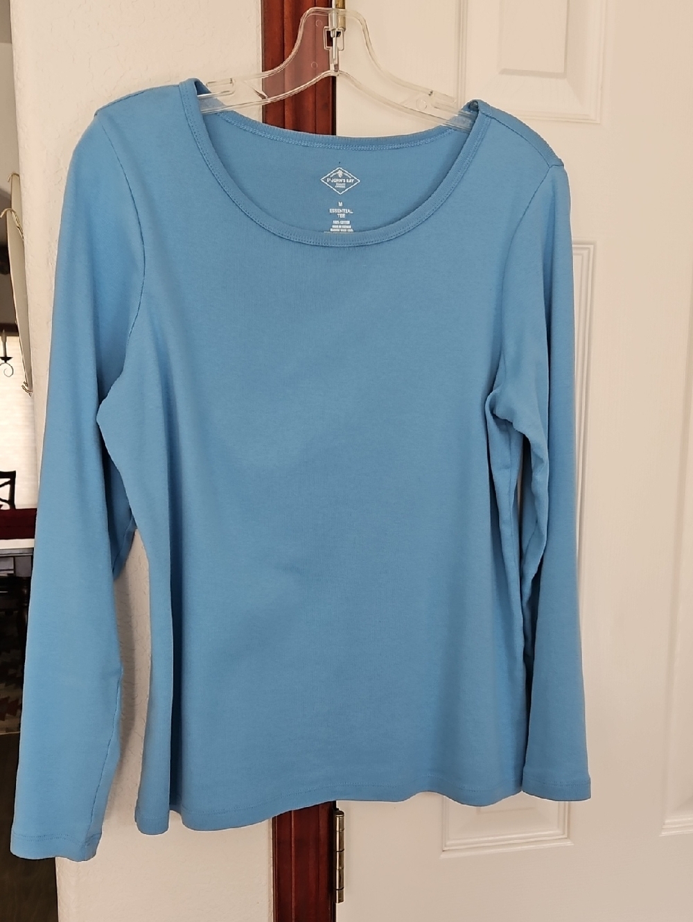 St. John's Bay Light Blue Essential Tee